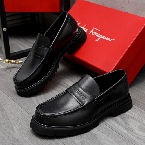 Replica Salvatore Ferragamo Leather Shoes For Men #1209302, $82.00 USD, [ITEM#1209302], Replica Salvatore Ferragamo Leather Shoes outlet from China