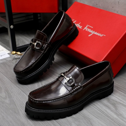 Replica Salvatore Ferragamo Leather Shoes For Men #1209317, $82.00 USD, [ITEM#1209317], Replica Salvatore Ferragamo Leather Shoes outlet from China