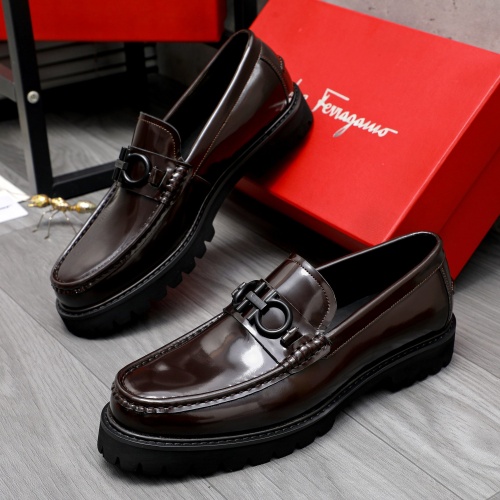 Replica Salvatore Ferragamo Leather Shoes For Men #1209379, $82.00 USD, [ITEM#1209379], Replica Salvatore Ferragamo Leather Shoes outlet from China