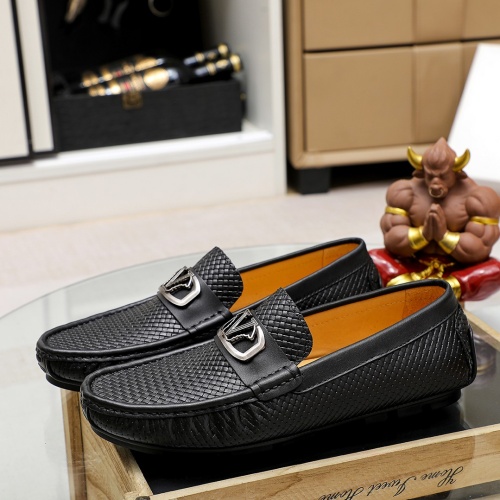 Replica Versace Leather Shoes For Men #1209486 $68.00 USD for Wholesale