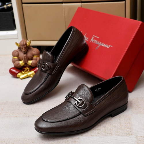 Replica Salvatore Ferragamo Leather Shoes For Men #1209499, $80.00 USD, [ITEM#1209499], Replica  outlet from China