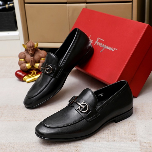 Replica Salvatore Ferragamo Leather Shoes For Men #1209503, $80.00 USD, [ITEM#1209503], Replica Salvatore Ferragamo Leather Shoes outlet from China