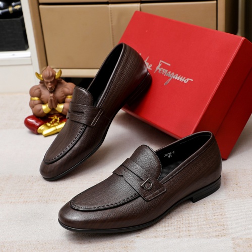 Replica Salvatore Ferragamo Leather Shoes For Men #1209510, $80.00 USD, [ITEM#1209510], Replica Salvatore Ferragamo Leather Shoes outlet from China