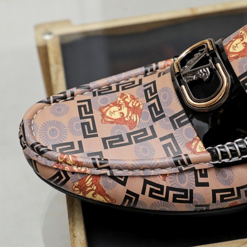 Replica Versace Leather Shoes For Men #1209522 $72.00 USD for Wholesale