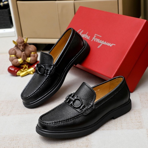 Replica Salvatore Ferragamo Leather Shoes For Men #1209531, $85.00 USD, [ITEM#1209531], Replica Salvatore Ferragamo Leather Shoes outlet from China