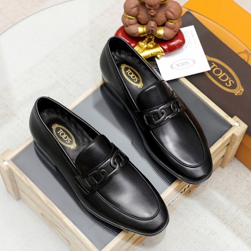 Replica TOD'S Oxfords Shoes For Men #1209650 $80.00 USD for Wholesale