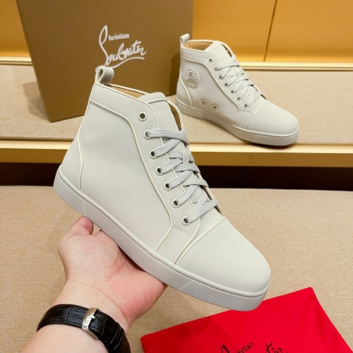 Replica Christian Louboutin High Top Shoes For Men #1209929, $80.00 USD, [ITEM#1209929], Replica Christian Louboutin High Top Shoes outlet from China