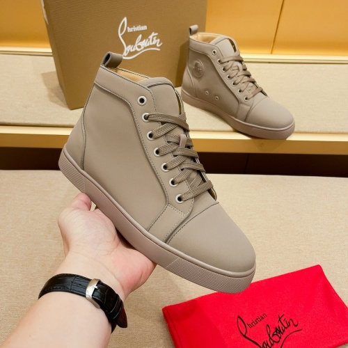 Replica Christian Louboutin High Top Shoes For Men #1209930, $80.00 USD, [ITEM#1209930], Replica Christian Louboutin High Top Shoes outlet from China