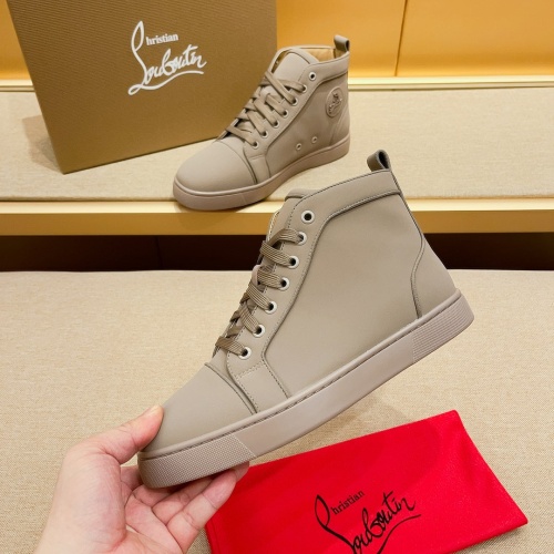 Replica Christian Louboutin High Top Shoes For Men #1209930 $80.00 USD for Wholesale