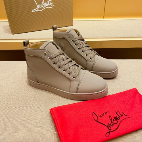 Replica Christian Louboutin High Top Shoes For Men #1209930 $80.00 USD for Wholesale