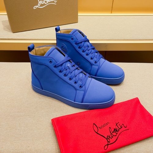 Replica Christian Louboutin High Top Shoes For Men #1209931 $80.00 USD for Wholesale