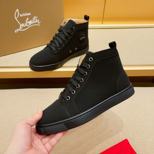 Replica Christian Louboutin High Top Shoes For Men #1209932 $80.00 USD for Wholesale