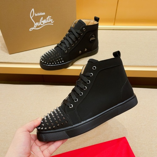 Replica Christian Louboutin High Top Shoes For Men #1209936 $85.00 USD for Wholesale