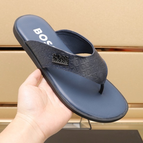 Replica Boss Slippers For Men #1209938 $64.00 USD for Wholesale