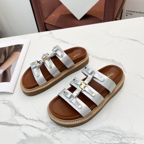 Replica Celine Slippers For Women #1209940, $85.00 USD, [ITEM#1209940], Replica Celine Slippers outlet from China