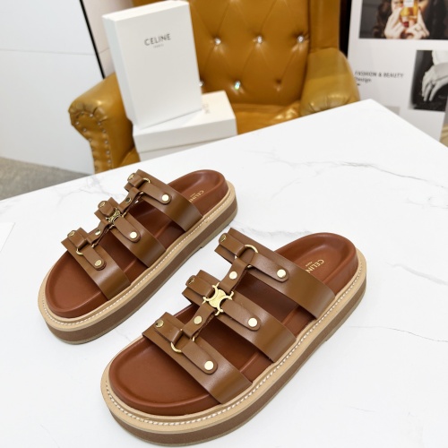 Replica Celine Slippers For Women #1209943, $85.00 USD, [ITEM#1209943], Replica Celine Slippers outlet from China