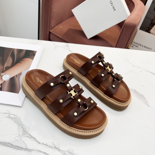 Replica Celine Slippers For Women #1209944 $85.00 USD for Wholesale