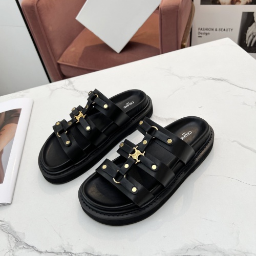 Replica Celine Slippers For Women #1209946, $85.00 USD, [ITEM#1209946], Replica Celine Slippers outlet from China