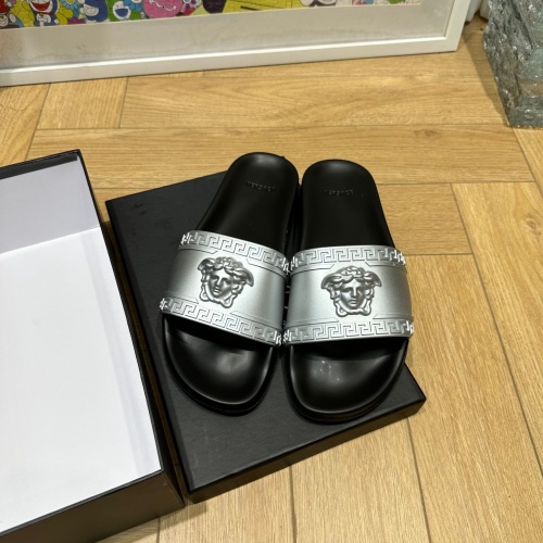 Replica Versace Slippers For Men #1209985 $72.00 USD for Wholesale