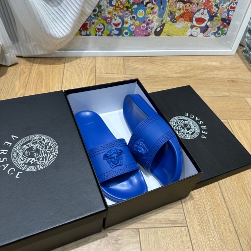 Replica Versace Slippers For Men #1209987 $72.00 USD for Wholesale