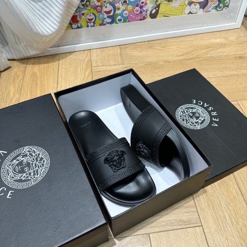 Replica Versace Slippers For Men #1209988 $72.00 USD for Wholesale