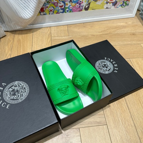 Replica Versace Slippers For Men #1209993 $72.00 USD for Wholesale