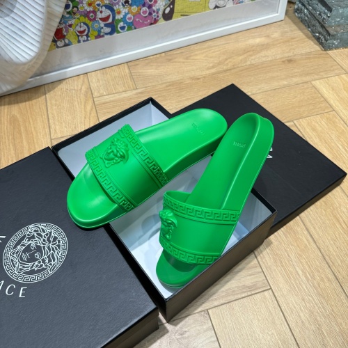 Replica Versace Slippers For Men #1209993 $72.00 USD for Wholesale