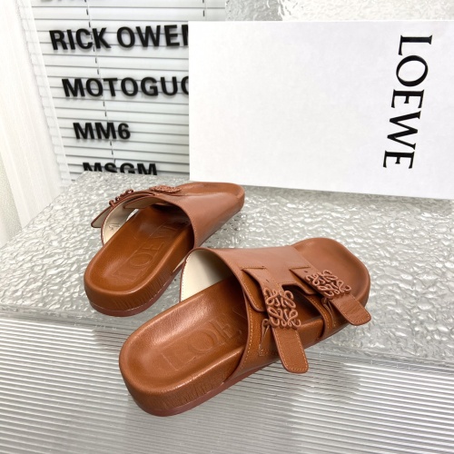 Replica LOEWE Slippers For Women #1210136 $108.00 USD for Wholesale