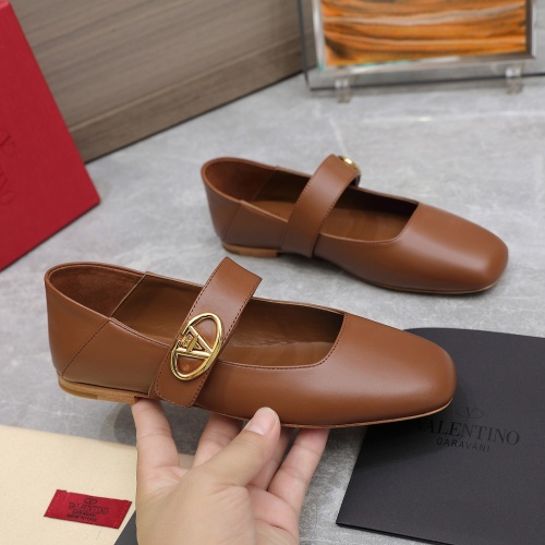 Replica Valentino Flat Shoes For Women #1210339 $108.00 USD for Wholesale