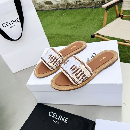 Replica Celine Slippers For Women #1210389 $85.00 USD for Wholesale