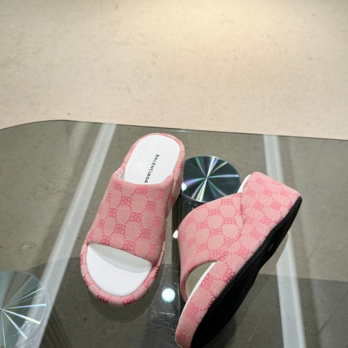 Replica Balenciaga Slippers For Women #1210414 $82.00 USD for Wholesale