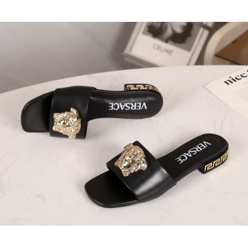 Replica Versace Slippers For Women #1210512 $80.00 USD for Wholesale