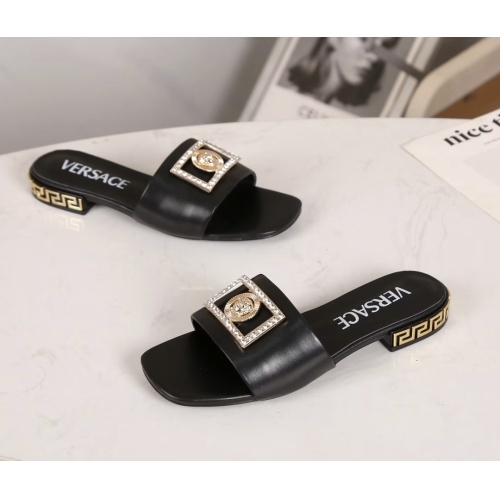 Replica Versace Slippers For Women #1210513 $80.00 USD for Wholesale