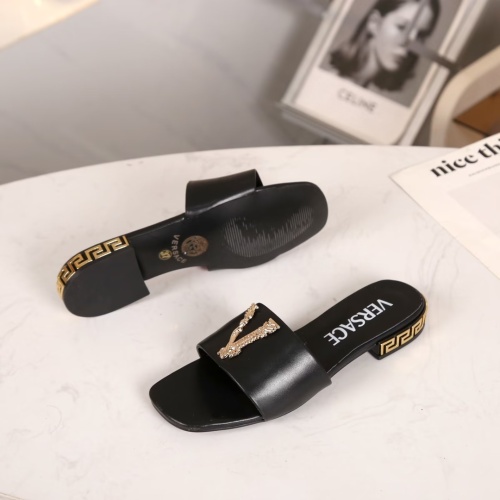 Replica Versace Slippers For Women #1210514 $80.00 USD for Wholesale