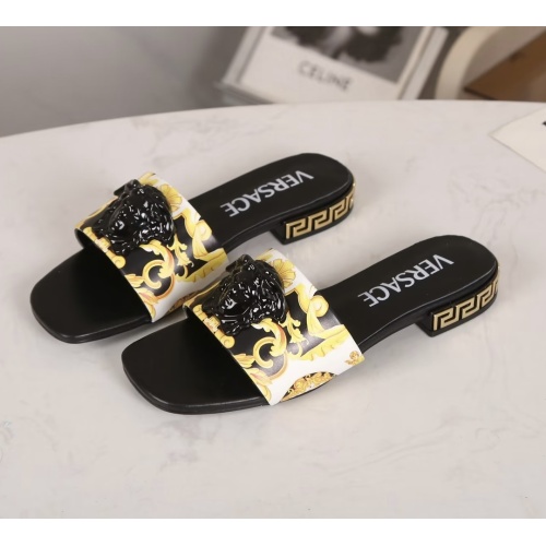 Replica Versace Slippers For Women #1210515, $80.00 USD, [ITEM#1210515], Replica Versace Slippers outlet from China