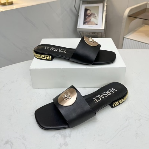 Replica Versace Slippers For Women #1210517 $80.00 USD for Wholesale