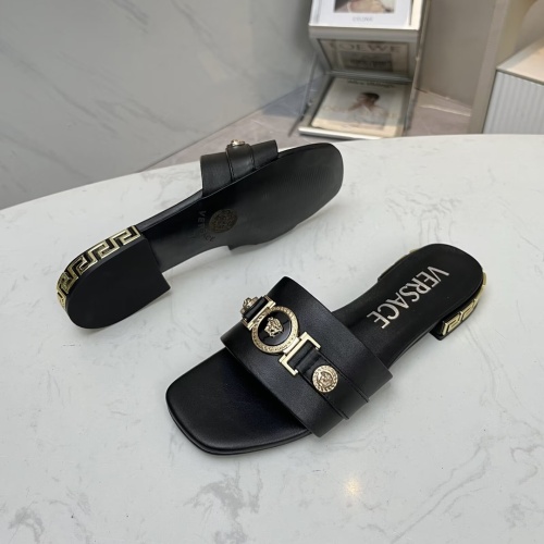 Replica Versace Slippers For Women #1210518 $80.00 USD for Wholesale