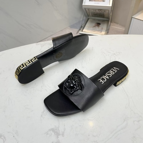 Replica Versace Slippers For Women #1210520 $80.00 USD for Wholesale