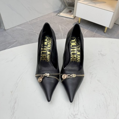 Replica Versace High-Heeled Shoes For Women #1210602 $82.00 USD for Wholesale