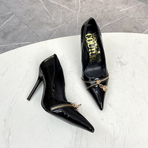 Replica Versace High-Heeled Shoes For Women #1210603 $82.00 USD for Wholesale