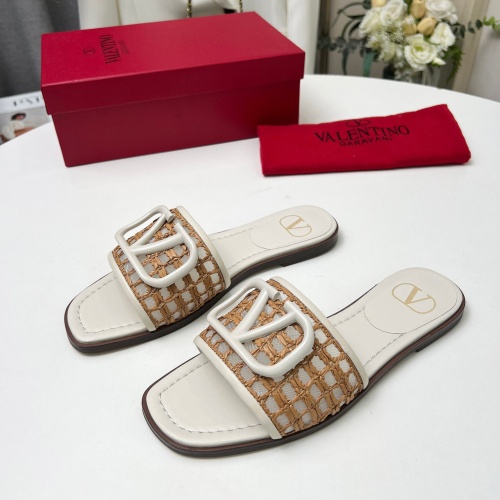 Replica Valentino Slippers For Women #1210665, $82.00 USD, [ITEM#1210665], Replica Valentino Slippers outlet from China