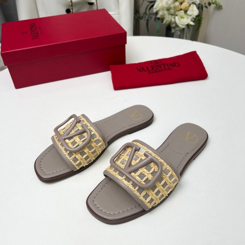 Replica Valentino Slippers For Women #1210666, $82.00 USD, [ITEM#1210666], Replica Valentino Slippers outlet from China