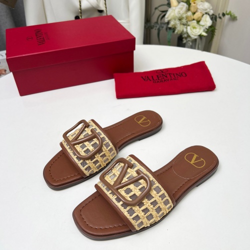 Replica Valentino Slippers For Women #1210667, $82.00 USD, [ITEM#1210667], Replica Valentino Slippers outlet from China