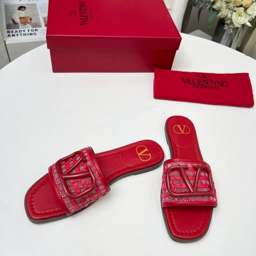 Replica Valentino Slippers For Women #1210668 $82.00 USD for Wholesale