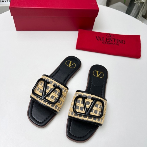 Replica Valentino Slippers For Women #1210669 $82.00 USD for Wholesale