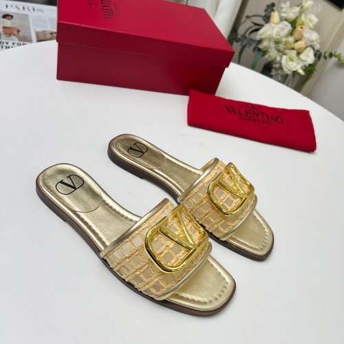 Replica Valentino Slippers For Women #1210671 $82.00 USD for Wholesale