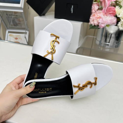 Replica Yves Saint Laurent YSL Slippers For Women #1211052 $80.00 USD for Wholesale