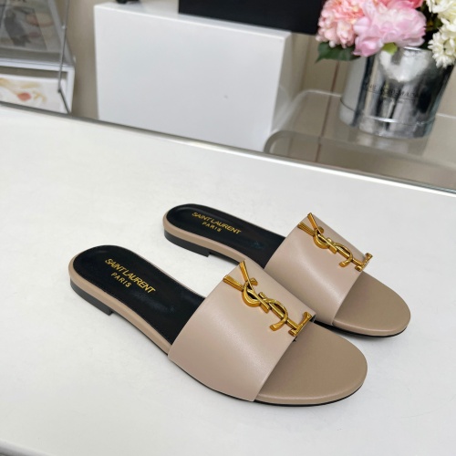 Replica Yves Saint Laurent YSL Slippers For Women #1211057 $80.00 USD for Wholesale