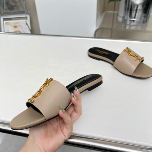 Replica Yves Saint Laurent YSL Slippers For Women #1211057 $80.00 USD for Wholesale