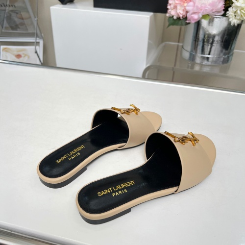 Replica Yves Saint Laurent YSL Slippers For Women #1211058 $80.00 USD for Wholesale